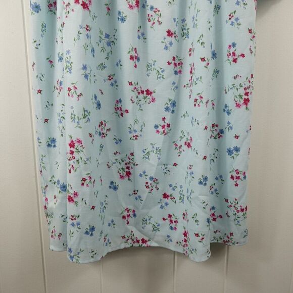 Bar III Womens Floral Smocked Romantic Dress Large - Picture 8 of 12